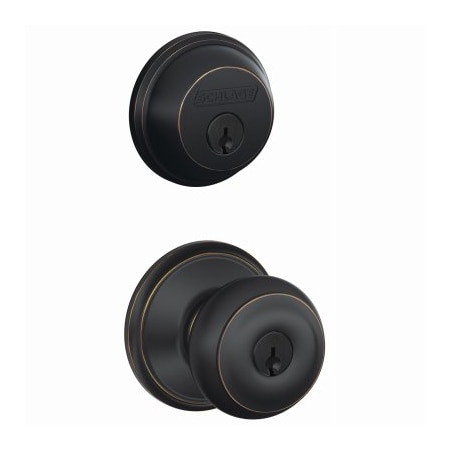 Schlage Lock BRZ Entry Deadbolt Lock FB50NVGEO716